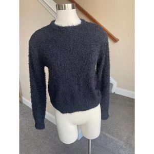 Divided by H&M black fuzzy sweater, size XS